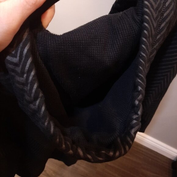 Foot Locker Zip Front Sweatshirt Jacket Hoodie Fleece Lined Athletic Black - Picture 12 of 14